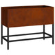 Vidaxl jardinera elevada oxidada 60 x 26 x 45 cm acero corten