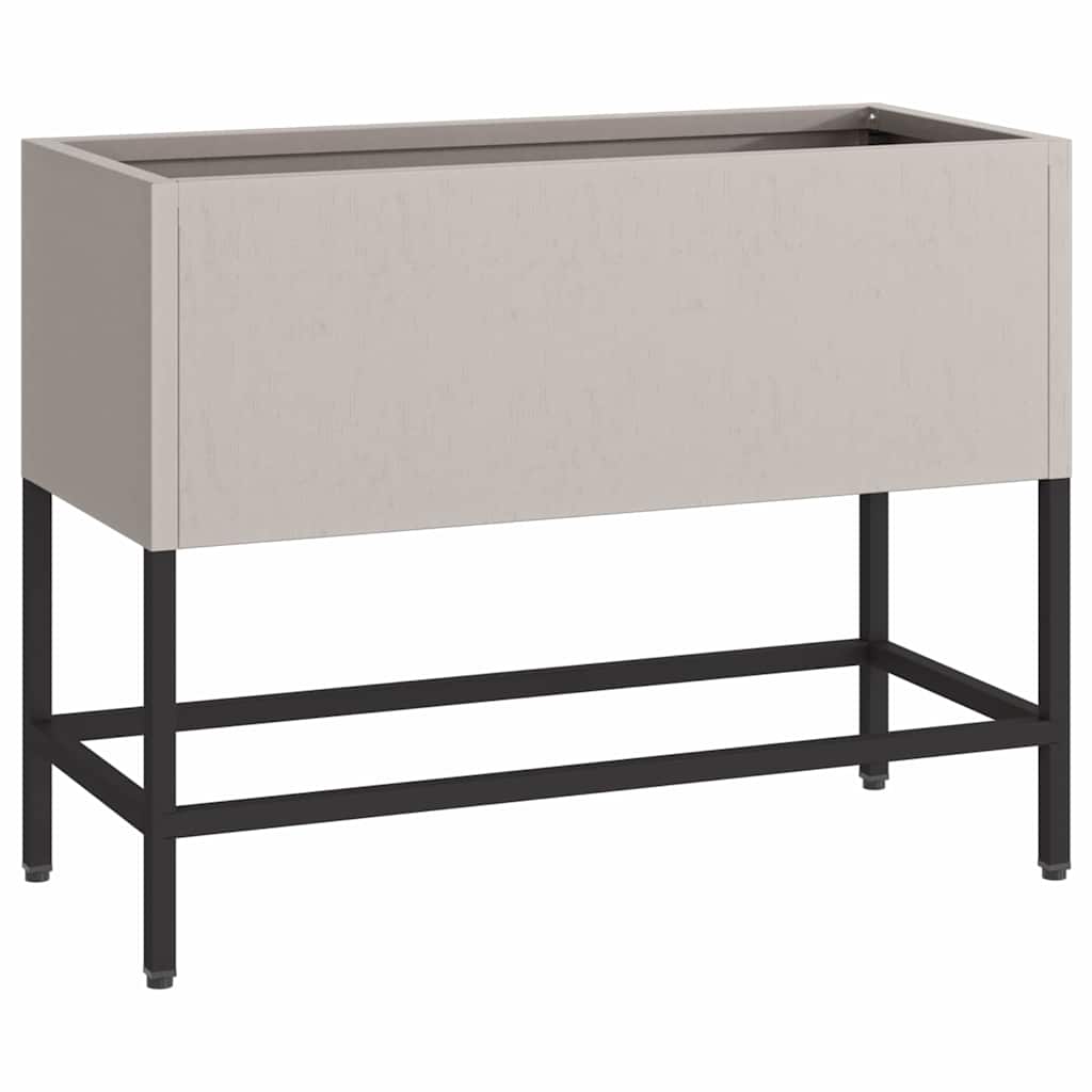 Vidaxl jardinera elevada oxidada 60 x 26 x 45 cm acero corten
