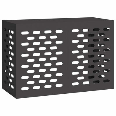 Vidaxl airconditioner hoes zwart 90 x 40 x 60 cm staal