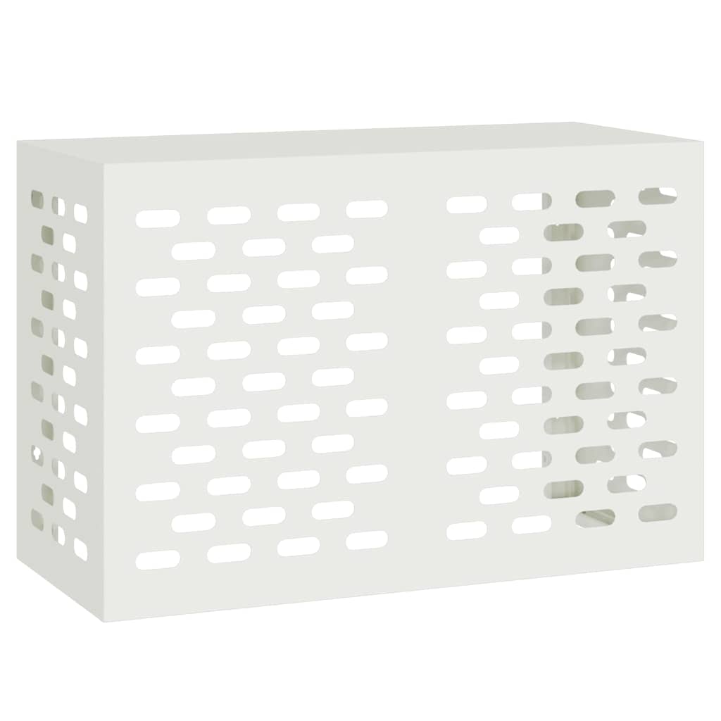 VidaXL cubierta de aire acondicionado blanco 90 x 40 x 60 cm acero