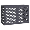 Vidaxl airconditioner hoes antraciet 90 x 40 x 60 cm staal