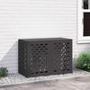 Vidaxx cubierta de aire acondicionado negro 100 x 50 x 70 cm acero