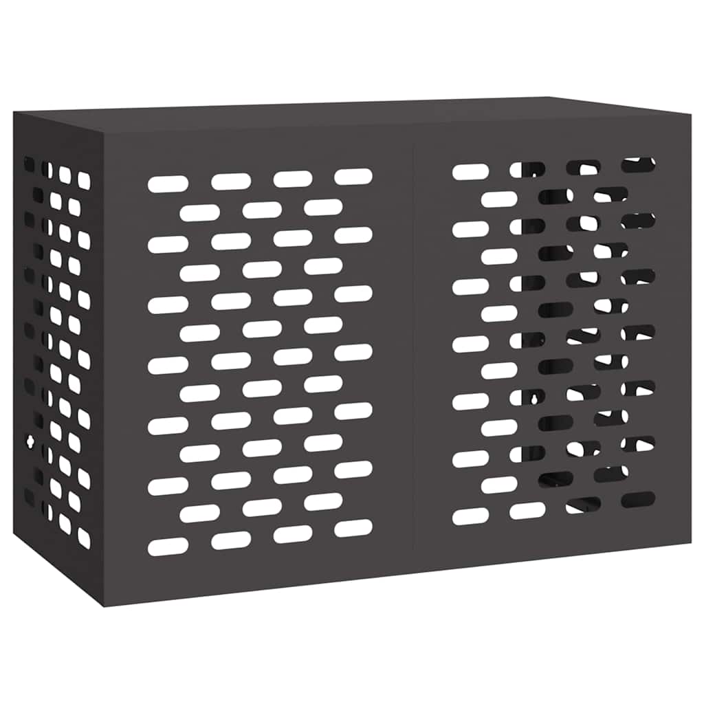 Vidaxx cubierta de aire acondicionado negro 100 x 50 x 70 cm acero