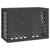 Vidaxx cubierta de aire acondicionado negro 100 x 50 x 70 cm acero