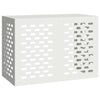 Vidaxx cubierta de aire acondicionado blanco 100 x 50 x 70 cm acero