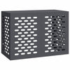 Vidaxl airconditioner hoes antraciet 100 x 50 x 70 cm staal