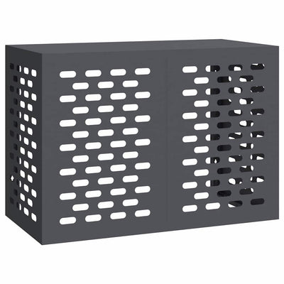 Vidaxl airconditioner hoes antraciet 100 x 50 x 70 cm staal