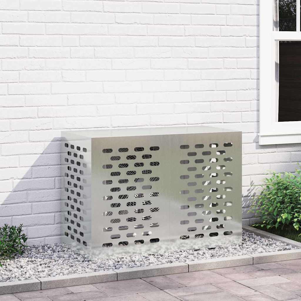 Vidaxx cubierta de aire acondicionado plata 100 x 50 x 70 cm