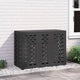 Vidaxx cubierta de aire acondicionado negro 110 x 50 x 80 cm acero
