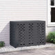 Vidaxl airconditioner hoes antraciet 110 x 50 x 80 cm staal
