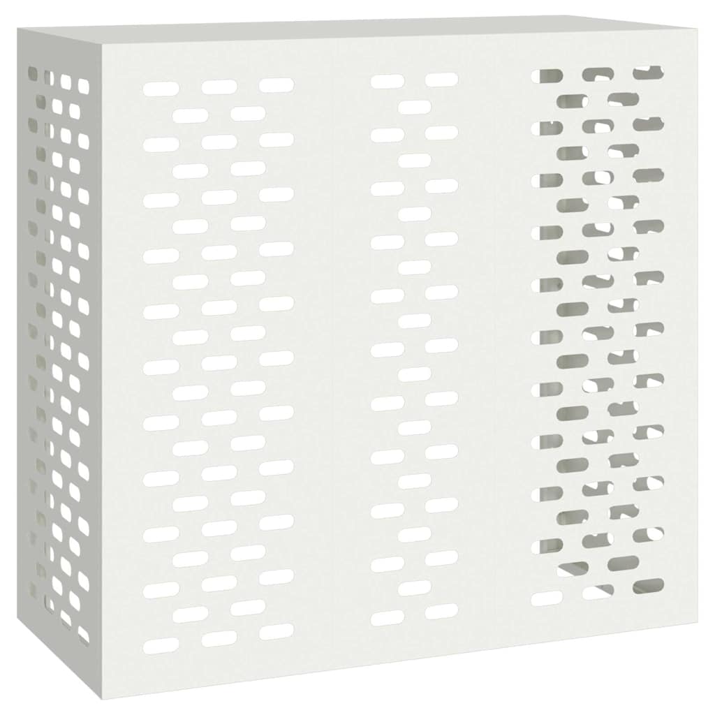 Vidaxl airconditioner hoes wit 110 x 50 x 105 cm staal