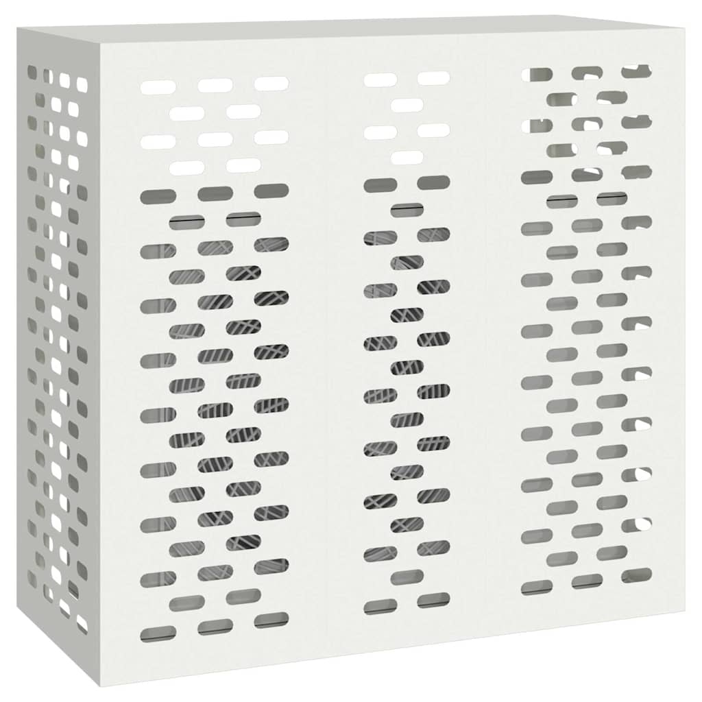 Vidaxl airconditioner hoes wit 110 x 50 x 105 cm staal
