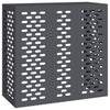 Vidaxxl cubierta de aire acondicionado antracita 110 x 50 x 105 cm acero