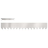 Vidaxl tuinrand 50 pcs zilver 100 x 0.05 x 20 cm roestvrij staal