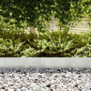 Vidaxl tuinrand 20 pcs zilver 100 x 0.05 x 20 cm roestvrij staal