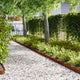 Vidaxl tuinrand 30 pcs bruin 100 x 0.05 x 20 cm cortenstaal