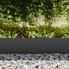 Vidaxl tuinrand 10 pcs zwart 100 x 0.05 x 20 cm koudgewalst staal