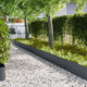 Bordo da giardino Vidaxl 10 pz antracite 100 x 0,05 x 20 cm acciaio laminato a freddo