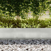 Vidaxl tuinrand 20 pcs zilver 100 x 0.05 x 20 cm roestvrij staal