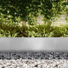 Vidaxl tuinrand 20 pcs zilver 100 x 0.05 x 20 cm gegalvaniseerd staal