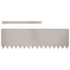 Vidaxl borde de jardín 20 piezas marrón 100 x 0,05 x 20 cm acero corten
