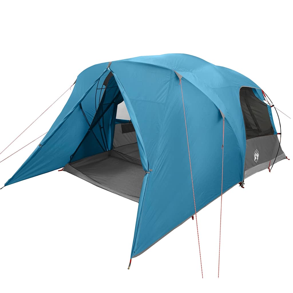 Vidaxl koepeltent met dak met opslag blauw 455 x 252 x 178 cm