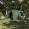 Tienda domo Vidaxx con techo y almacenamiento verde 500 x 314 x 206 cm