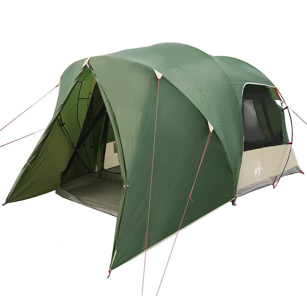 Tienda domo Vidaxx con techo y almacenamiento verde 500 x 314 x 206 cm