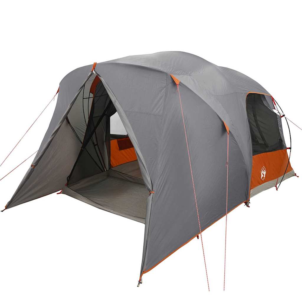 Tienda domo Vidaxx con techo gris y naranja 500 x 314 x 206 cm