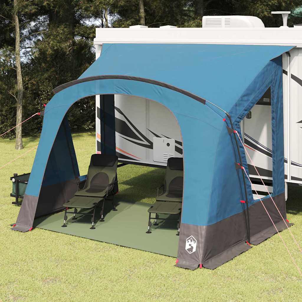 Tienda de campaña vidaxx con techo y almacenamiento azul 252 x 245 x 245 cm