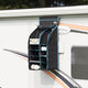 Vidaxx organizer per tenda sospesa 10 scomparti nero 40,5 x 25 x 80 cm
