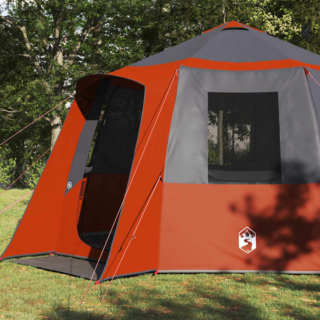 Tienda de campaña vidaxx con techo gris y naranja 405 x 405 x 273 cm