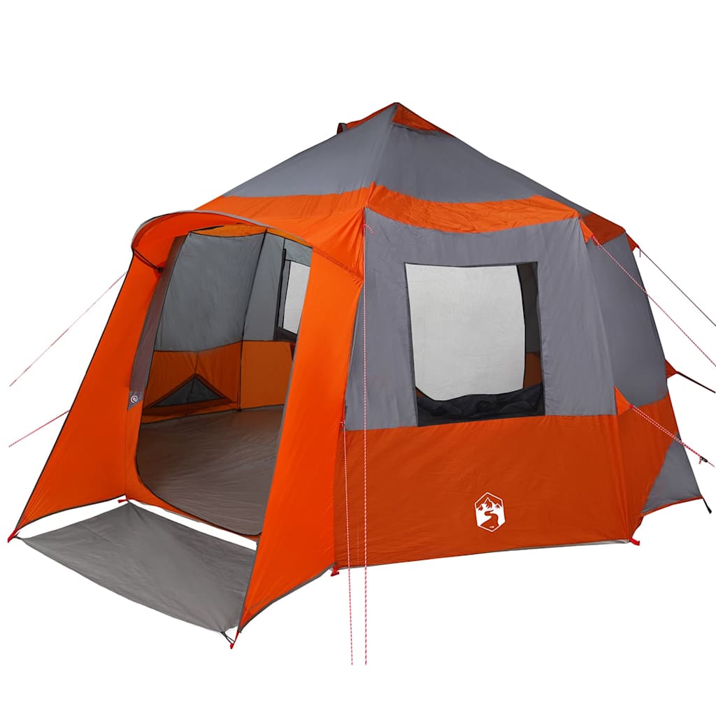 Tienda de campaña vidaxx con techo gris y naranja 405 x 405 x 273 cm