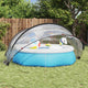 Cupola per piscina Vidaxl trasparente 336 x 322 x 160 cm PVC