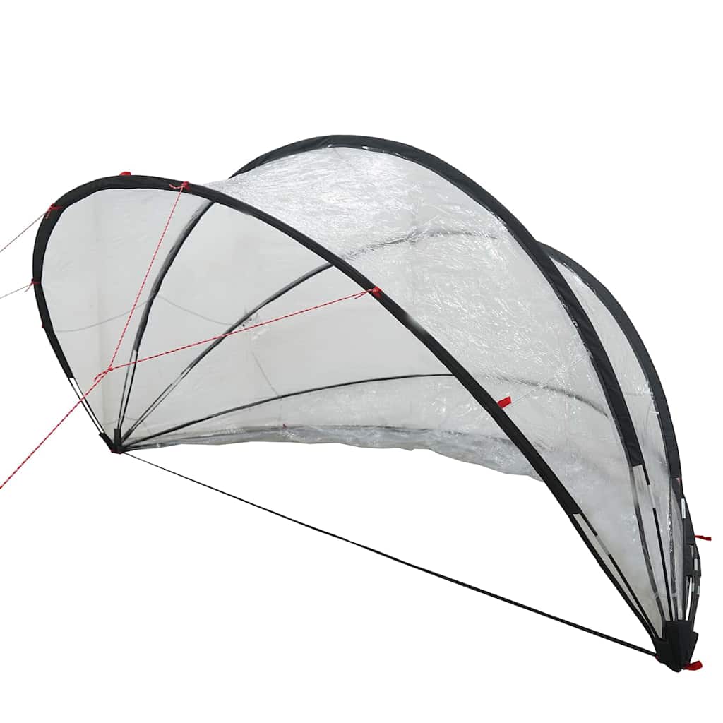 Domo para piscina vidaxl transparente 336 x 322 x 160 cm PVC