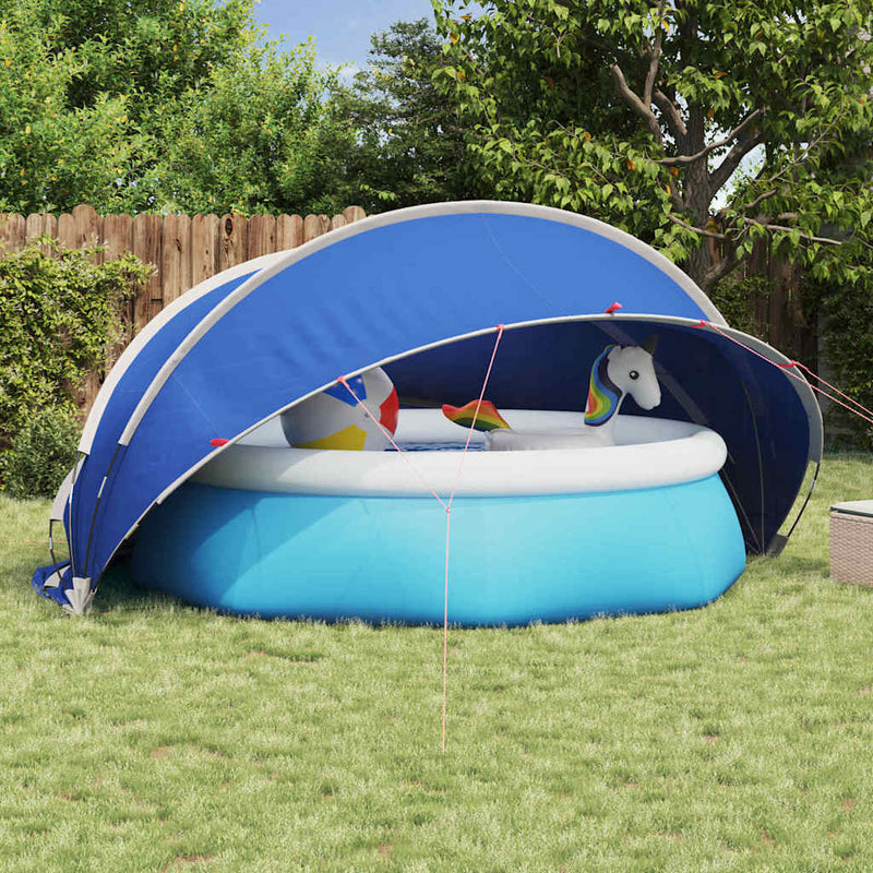 Vidaxl pooldome groen 405 x 405 x 192 cm 185t polyester met pu-coating