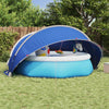 Cupola per piscina Vidaxl verde 405 x 405 x 192 cm Poliestere 185t con rivestimento in PU