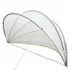 Domo para piscina vidaxl gris y naranja 430 x 430 x 210 cm