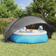 Vidaxl pooldome zwart 430 x 430 x 210 cm 185t polyester met pu-coating