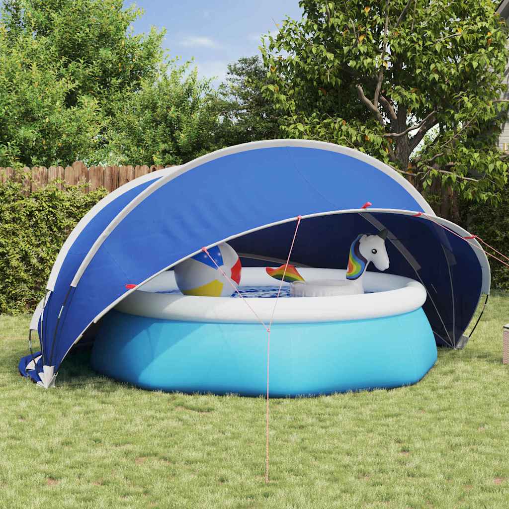 Vidaxl cupola per piscina verde 472 x 460 x 229 cm poliestere 185 t con rivestimento in PU
