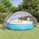 Cupola per piscina Vidaxl trasparente 472 x 460 x 229 cm PVC