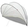 Domo para piscina vidaxl gris y naranja 500 x 500 x 236 cm