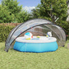 Vidaxl pooldome doorzichtig 500 x 500 x 236 cm pvc