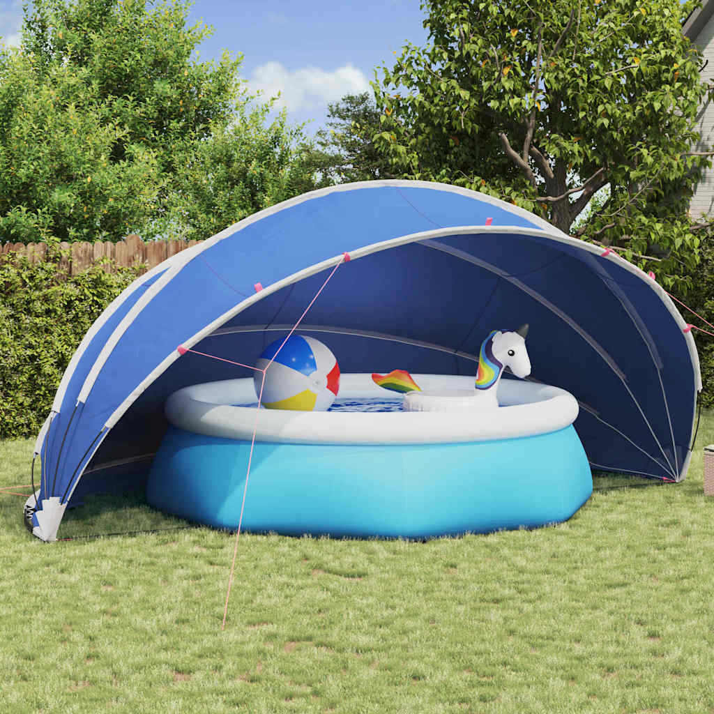 Vidaxl cupola per piscina verde 546 x 516 x 250 cm poliestere 185t con rivestimento in PU