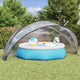 Cupola per piscina Vidaxl trasparente 546 x 516 x 250 cm PVC