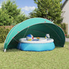 Cupola per piscina Vidaxl blu 592 x 590 x 275 cm Poliestere 185 t con rivestimento in PU