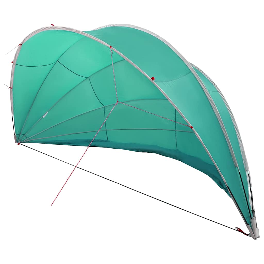 Cupola per piscina Vidaxl blu 592 x 590 x 275 cm Poliestere 185 t con rivestimento in PU