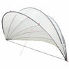 Vidaxl pooldome grijs en oranje 592 x 590 x 275 cm