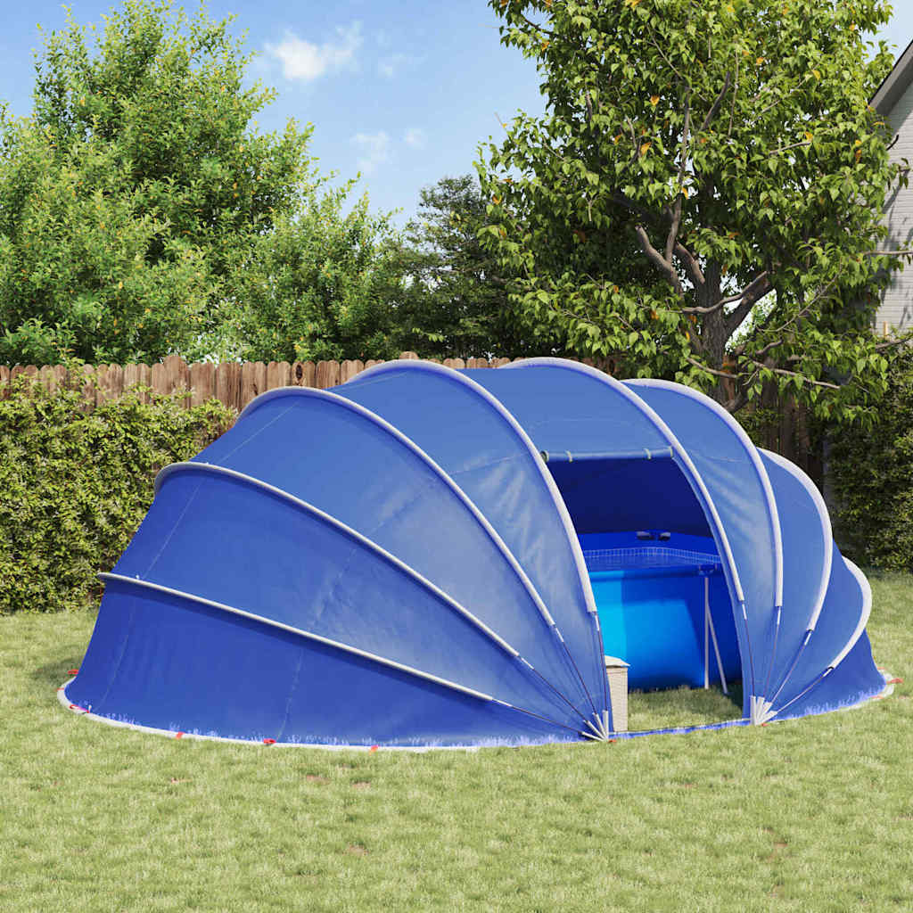 Vidaxx carpa para piscina cúpula verde 538 x 440 x 204 cm