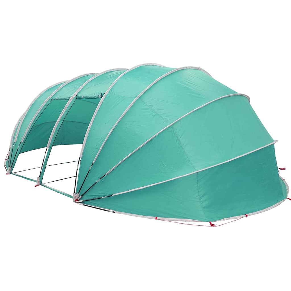 VidaXL tenda da piscina a cupola blu 640 x 432 x 205 cm